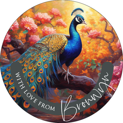 Peacock Fantasia Gifting Stickers