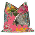 PORCUPINE PARADISE (Pink colourway) scatter cover
