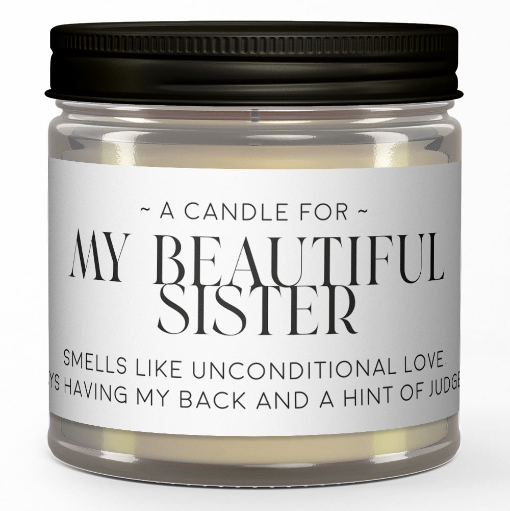 DARK SIDE CANDLE - A Candle for My Beautiful Sister