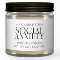 DARK SIDE CANDLE - A Candle for Social Anxiety