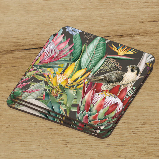 PRE-ORDER - COASTERS ~ Protea & the Falcon [set of 4]