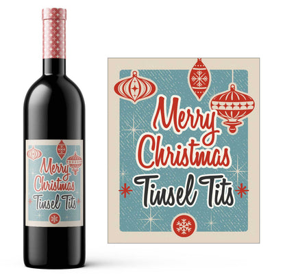 DARK SIDE WINE LABELS - A Retro Christmas