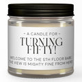 DARK SIDE CANDLE - A Candle for Turning Fifty