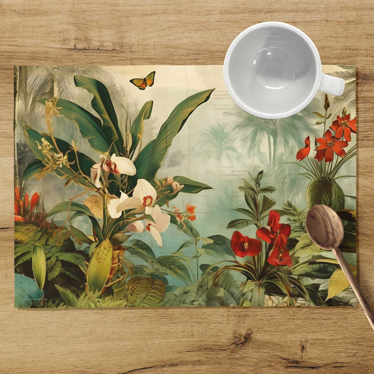 PRE-ORDER - REUSABLE PLACEMATS [4] ~ Wild Orchid