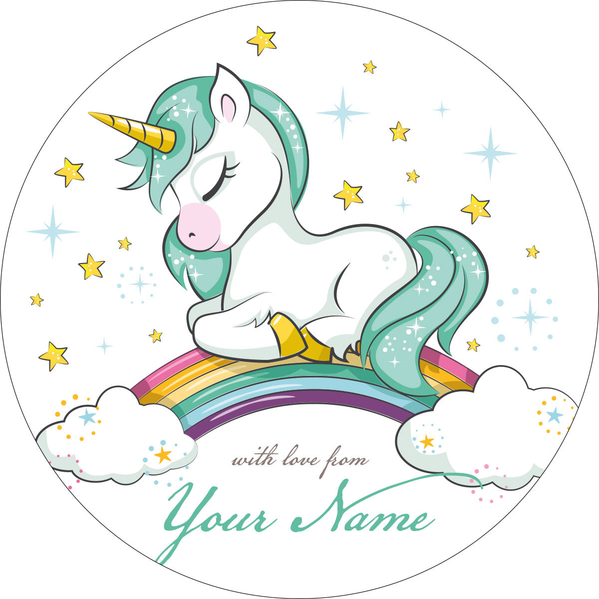 Cutie Pie Unicorns Gifting Stickers