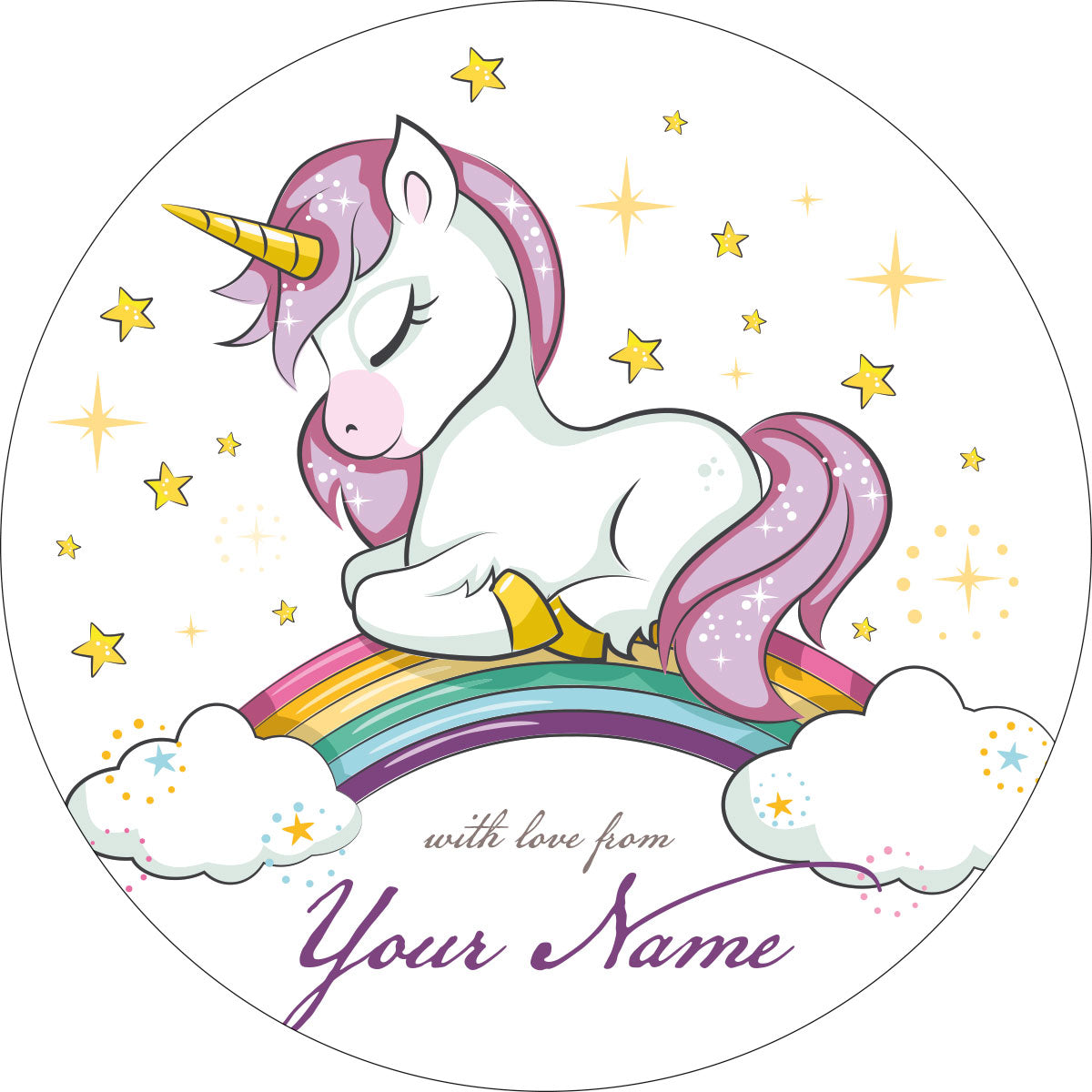 Cutie Pie Unicorns Gifting Stickers