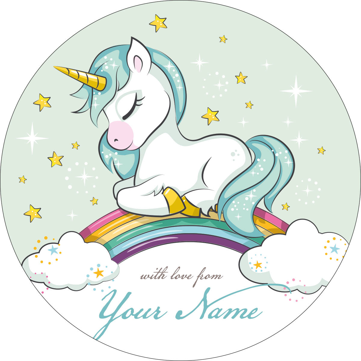 Cutie Pie Unicorns Gifting Stickers