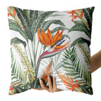 FABRIC BY THE METRE ~ Paradise Found White