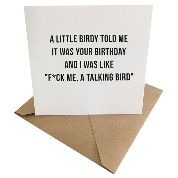 DARK SIDE GIFT CARD ~ Birdy