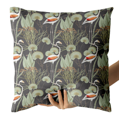 FABRIC BY THE METRE ~ Flamingo Grey