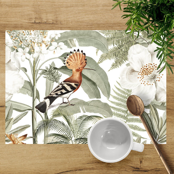 REUSABLE PLACEMATS [4] ~ Hoopoe