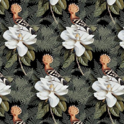 WRAPPING PAPER ~ Hoopoe Black [5 sheets]