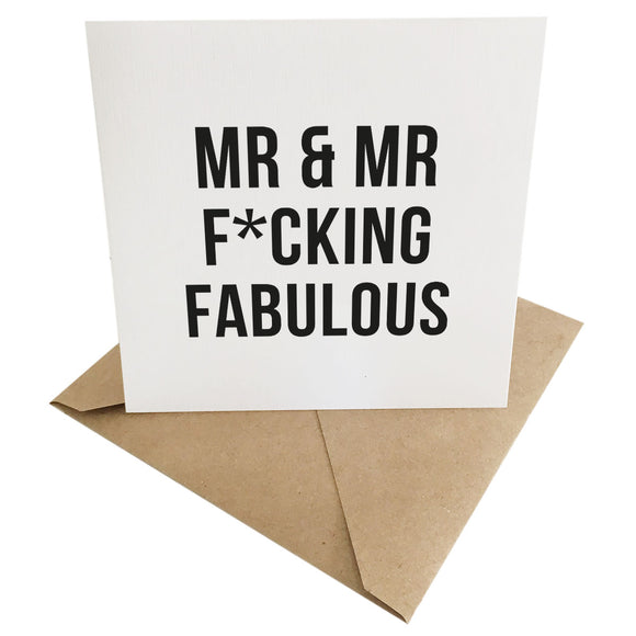DARK SIDE GIFT CARD ~ Mr & Mr