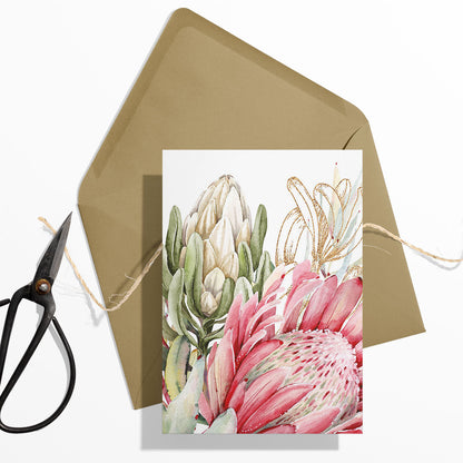 GIFT CARD SET [6] ~ King Protea