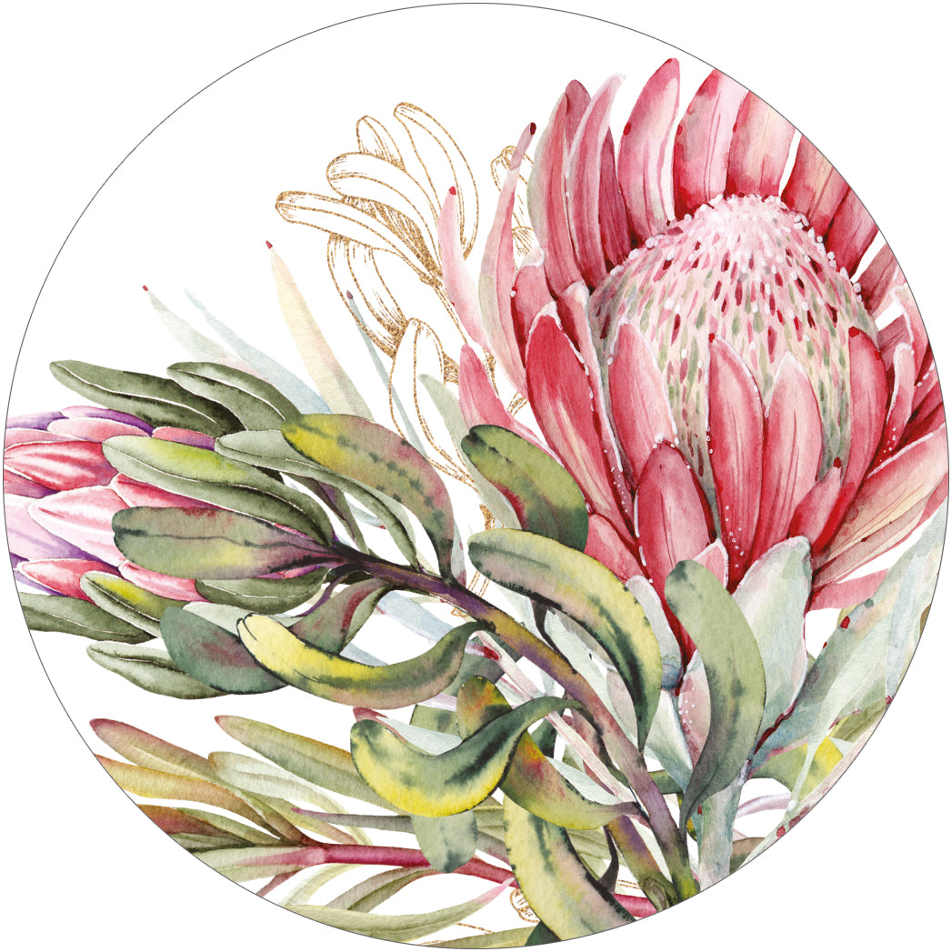 LICENSE DISC STICKER ~ King Protea