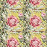 WRAPPING PAPER ~ King Protea Lime [5 sheets]