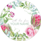 Protea Rose Gifting Stickers