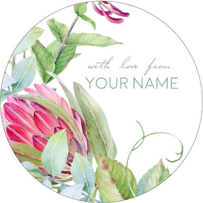 Protea Rose Gifting Stickers